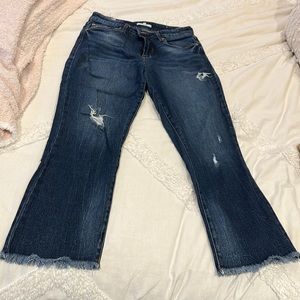 STS Blue dark wash mom jeans